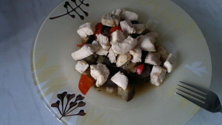 Рецепт восточных овощное рагу и мясо птицы в восточных специях