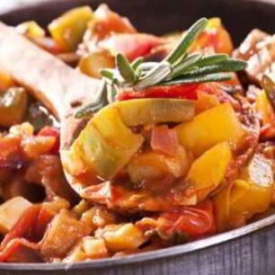 Рецепт Рататуя с мясом и картошкой