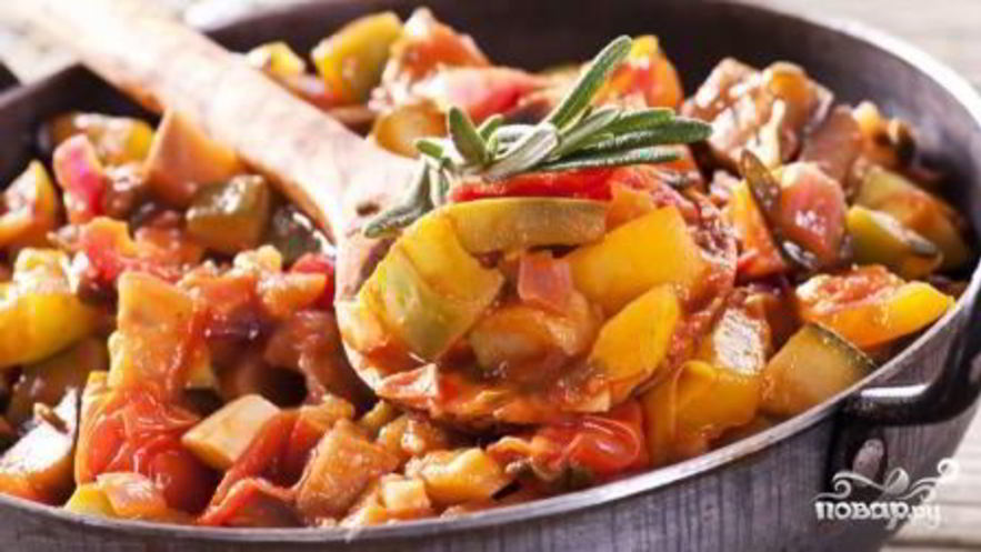 Рецепт рататуя с мясом и картошкой