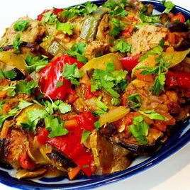 Рецепт Рататуя с мясом