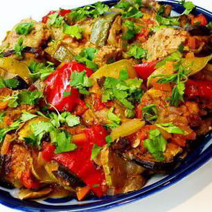 Рецепт Рататуя с мясом