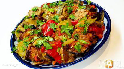 Рецепт Рататуя с мясом