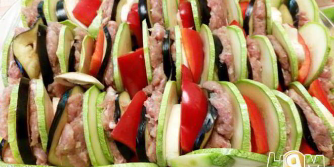 Рецепт рататуя с мясом