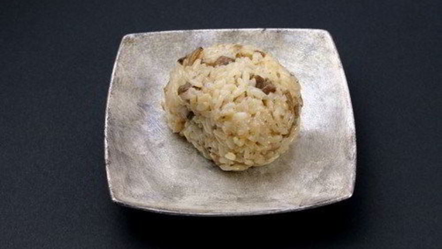 Рецепт биточков из грибного ризотто и моцареллы