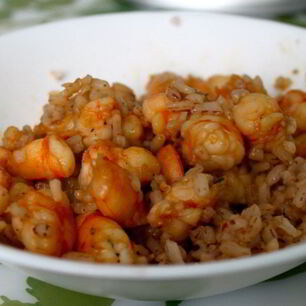 Рецепт Быстрого ризотто с креветками