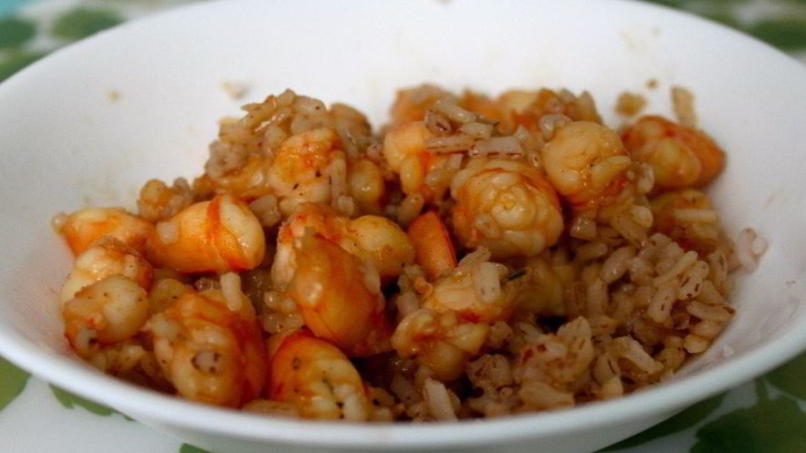 Рецепт быстрого ризотто с креветками