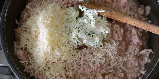 Рецепт гранатового ризотто