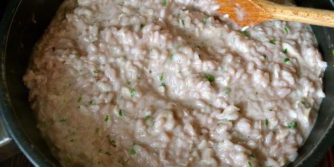 Рецепт гранатового ризотто