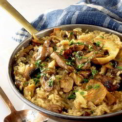 Рецепт Грибного ризотто в мультиварке