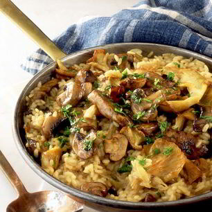 Рецепт Грибного ризотто в мультиварке