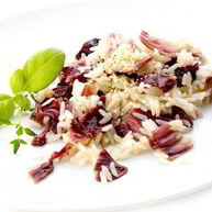 Рецепт Красного ризотто с мангольдом