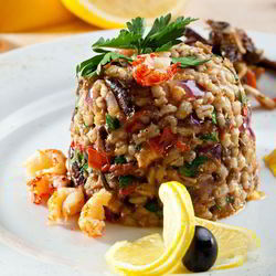 Рецепт Перлового ризотто Розовый жемчуг