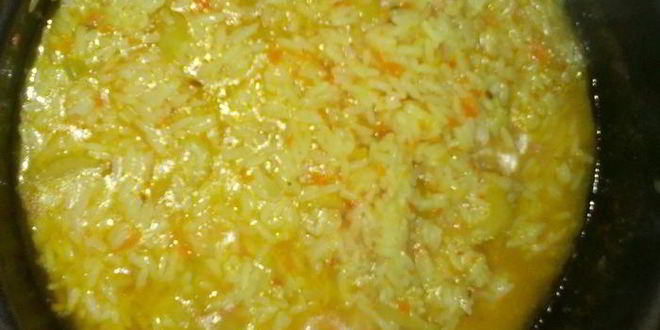 Рецепт ризотто и золотая курочка