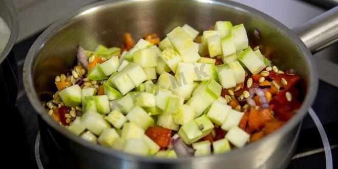 Рецепт ризотто из перловки с овощами