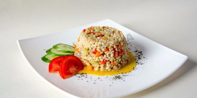 Рецепт ризотто из перловки с овощами