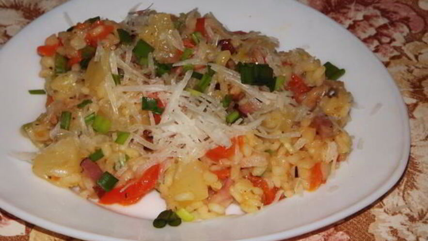 Рецепт ризотто по-гавайски