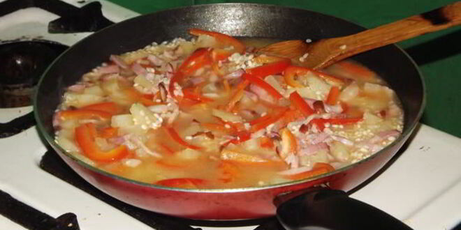 Рецепт ризотто по-гавайски