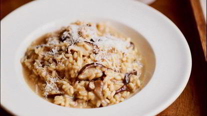 Рецепт Ризотто с белыми грибами и лисичками