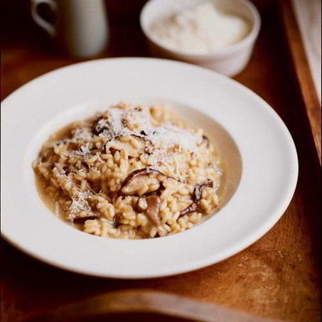 Рецепт Ризотто с белыми грибами и лисичками