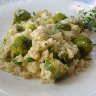 Рецепт Ризотто с брюссельской капустой и белым вином