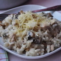 Рецепт Ризотто с грибами и курицей