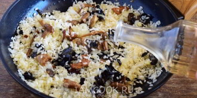 Рецепт ризотто с грибами