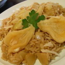 Рецепт Ризотто с грушей и шампанским