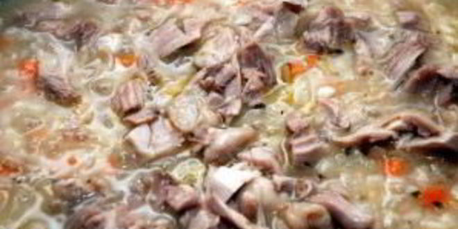 Рецепт ризотто с индейкой