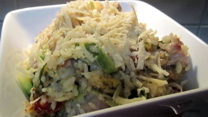 Рецепт Ризотто с кабачками и курицей