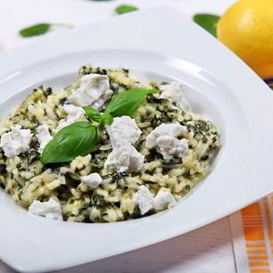 Рецепт Ризотто с козьим сыром