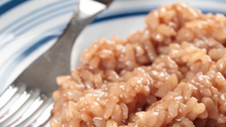 Рецепт ризотто с красным вином