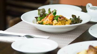 Рецепт Ризотто с креветками и гребешками