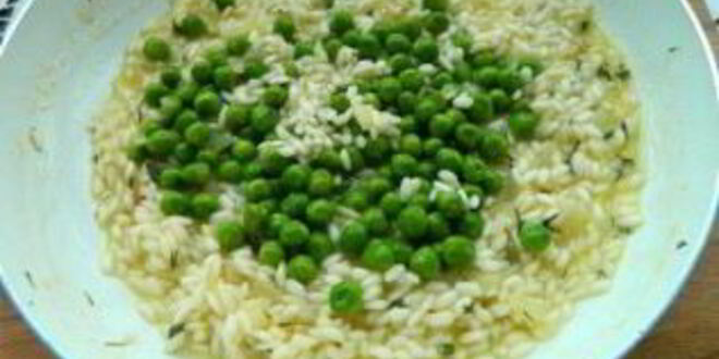 Рецепт ризотто с креветками и сливками