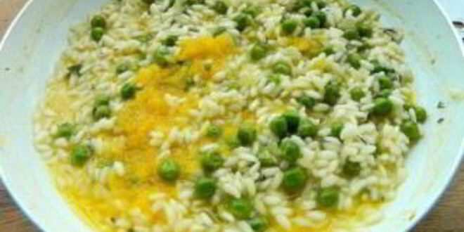 Рецепт ризотто с креветками и сливками