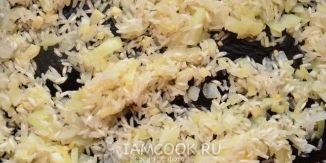 Рецепт ризотто с кукурузой и горошком