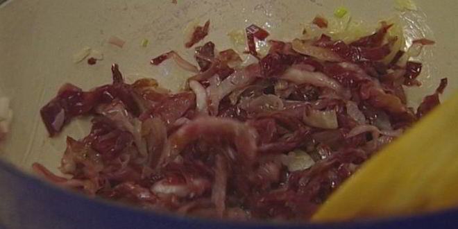 Рецепт ризотто с радиккио