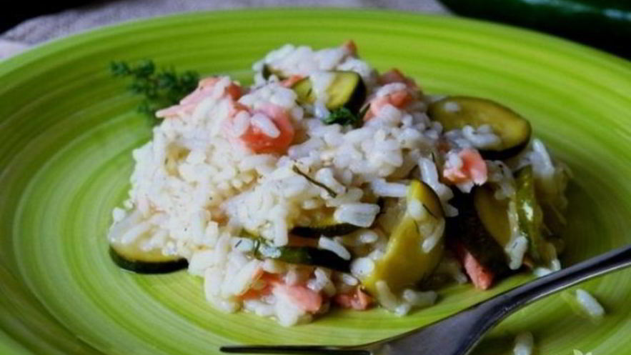 Рецепт ризотто с рыбой