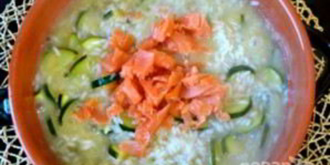 Рецепт ризотто с рыбой