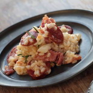 Рецепт Ризотто с сосисками