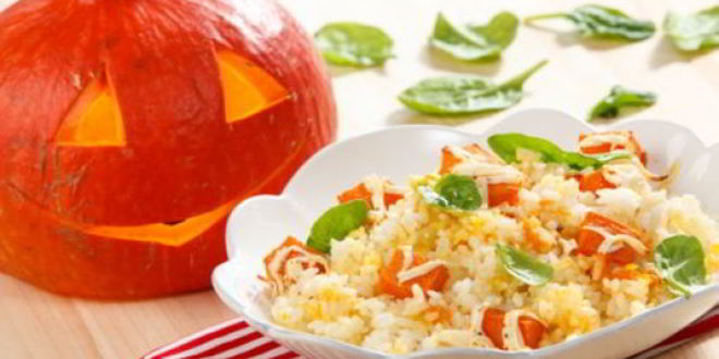 Рецепт ризотто с тыквой и сыром