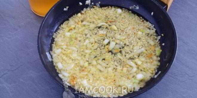 Рецепт ризотто с тыквой