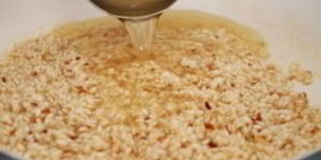 Рецепт ризотто с вялеными помидорами