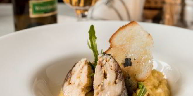 Рецепт рулетиков из дорады с шафрановым ризотто