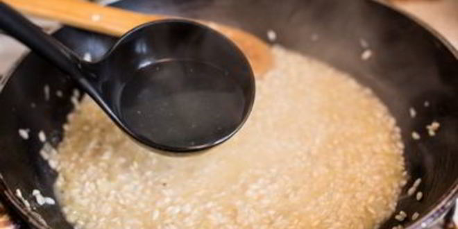 Рецепт рулетиков из дорады с шафрановым ризотто