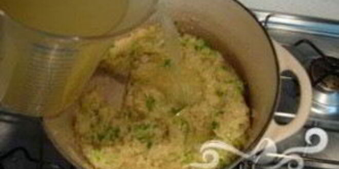 Рецепт сливочного ризотто с овощами