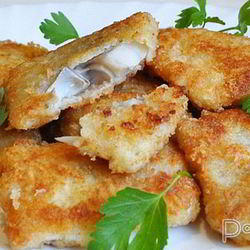Рецепт Белой рыбы в панировке с сыром