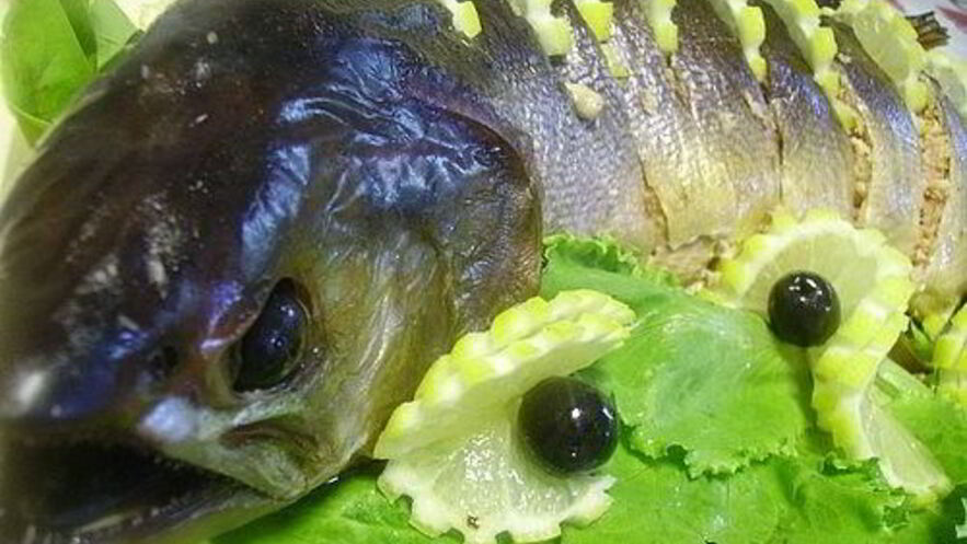 Рецепт фаршированной кеты в духовке с гарниром