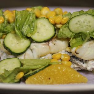 Рецепт Филе судака с лимонным картофелем