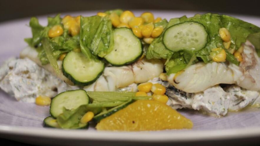 Рецепт филе судака с лимонным картофелем