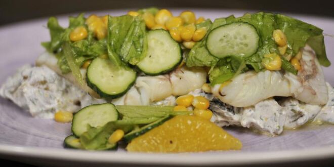 Рецепт филе судака с лимонным картофелем